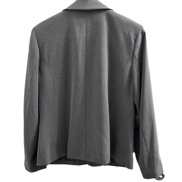 JM Collection Gray Suit Jacket Classic Cut - Picture 5 of 5